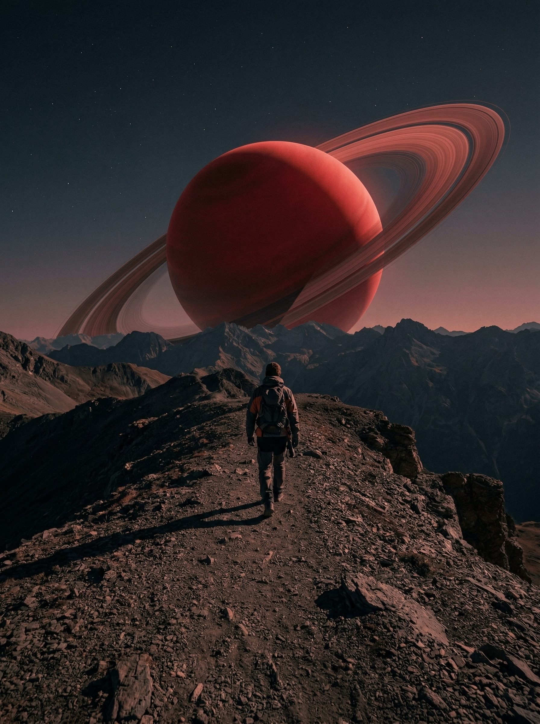 超现实行星景观